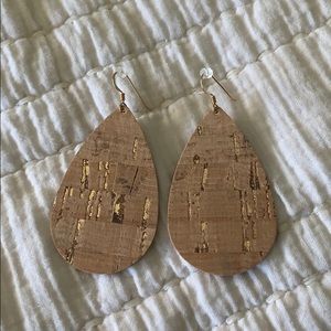 Nickel and Suede earrings